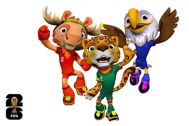 FIFA Rilis Maskot Piala Dunia 2026: Maple, Zayu, dan Clutch